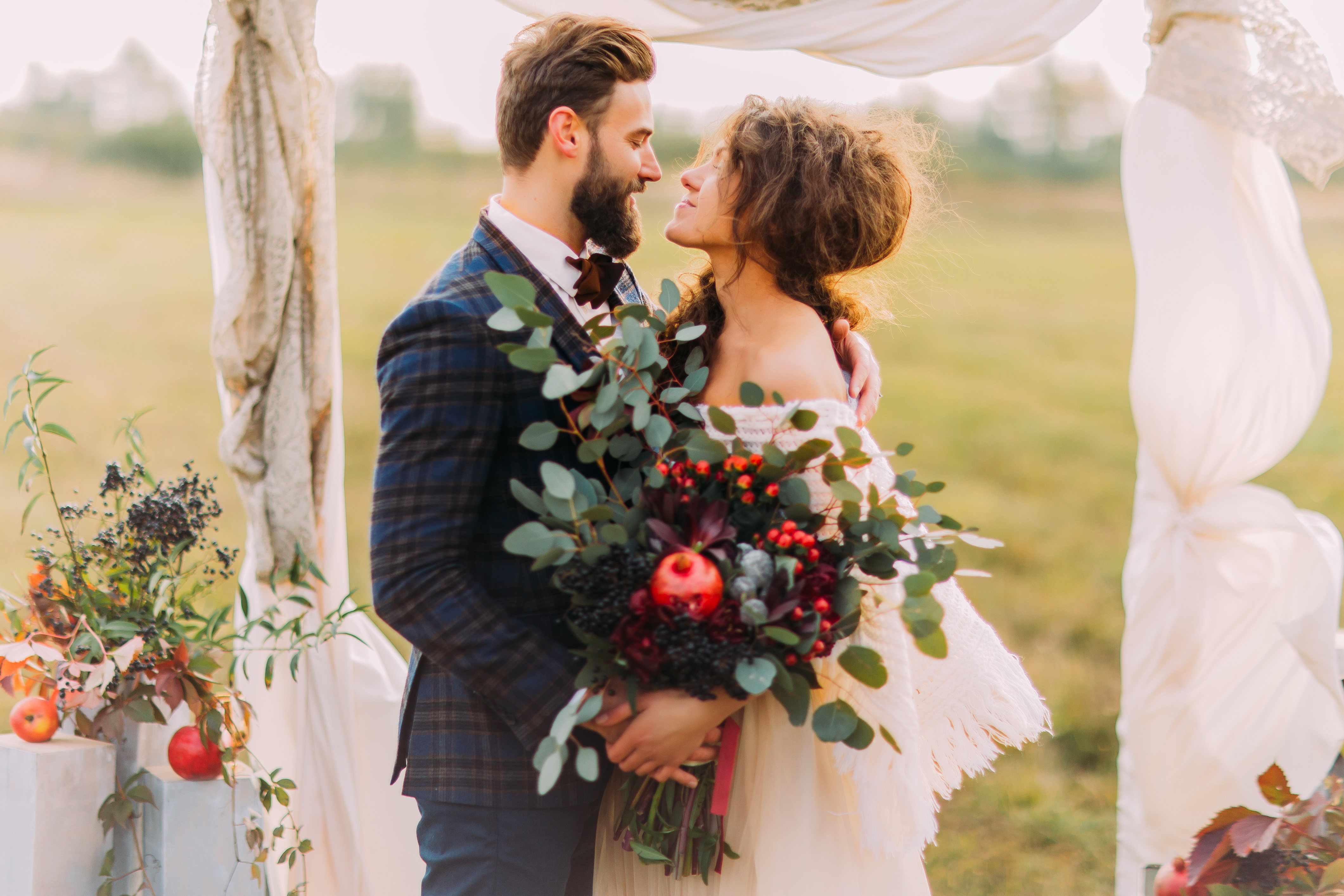 halloween marrying couple